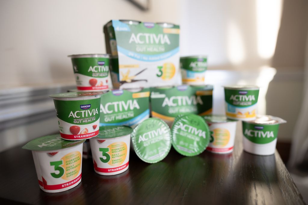 Yogurt Activia bertimbun-timbun