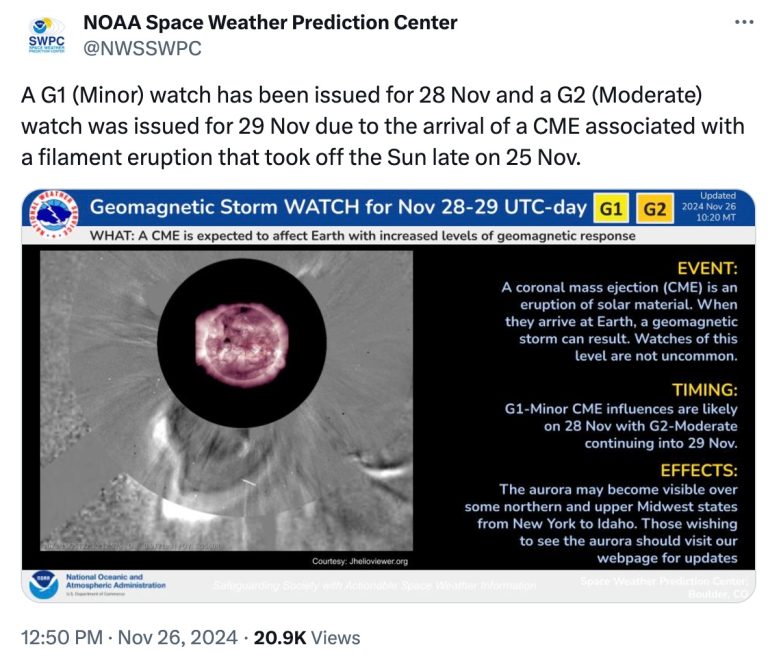 Twitter NOAA